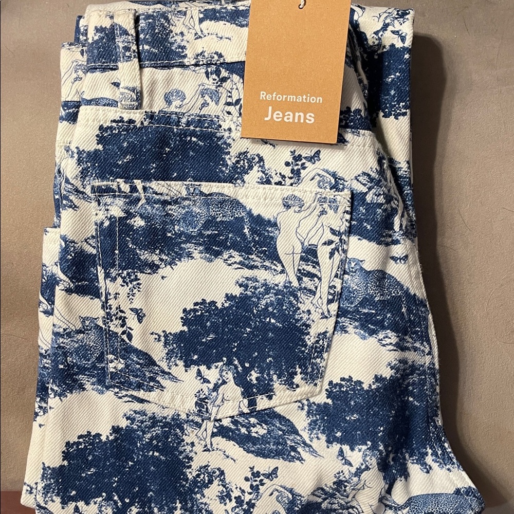 Reformation Pastoral High Rise Straight Jeans NWT Sz 27